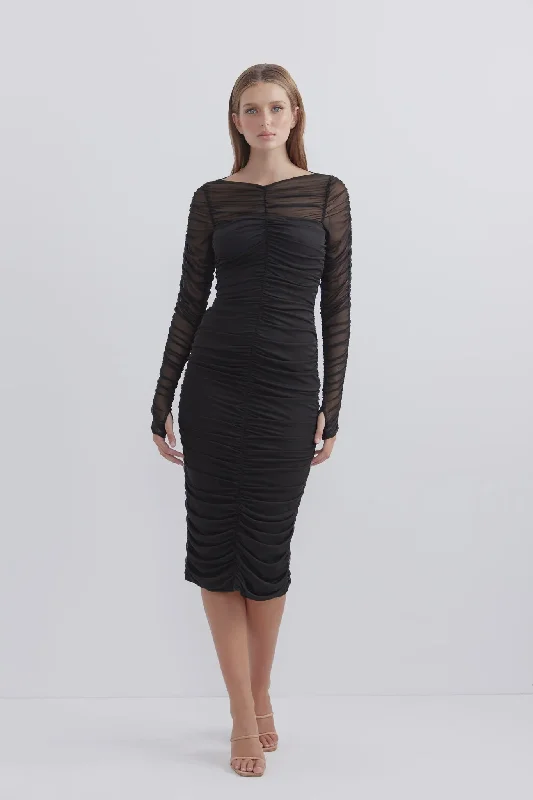 Lunar Tapered Midi - Black