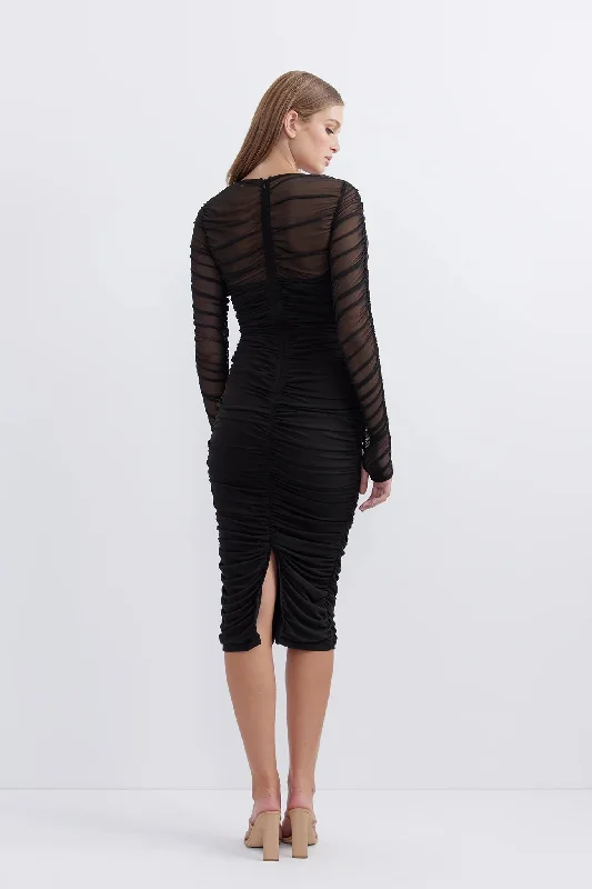 Lunar Tapered Midi - Black