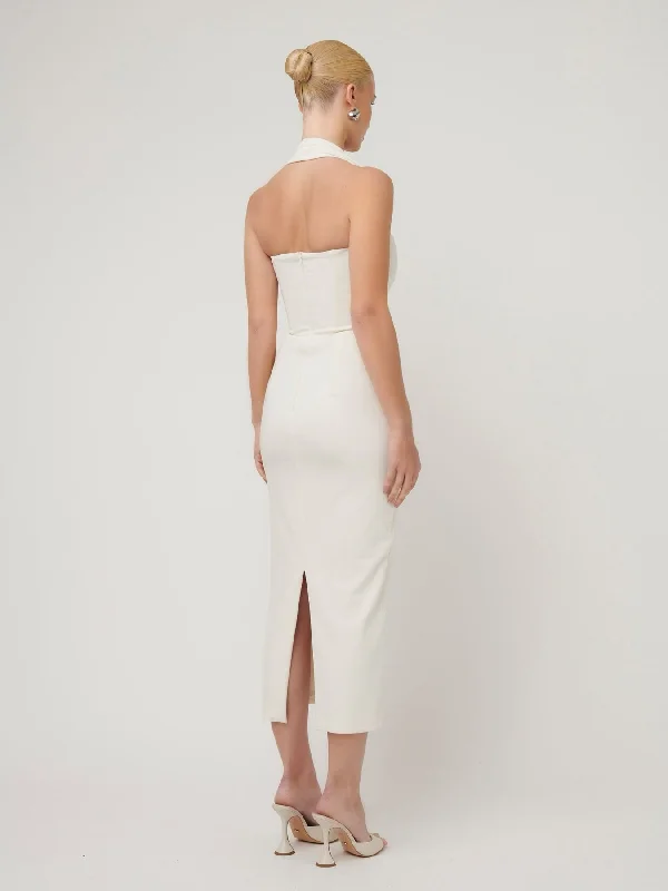 Meline Midi Dress - Ivory