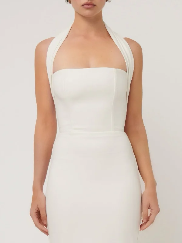 Meline Midi Dress - Ivory