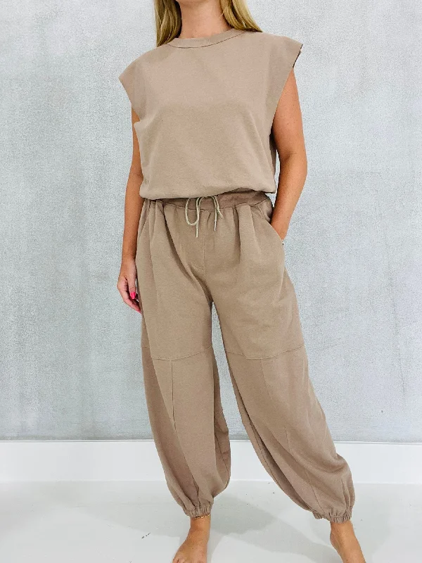 The Movement Jumpsuit - Mocha