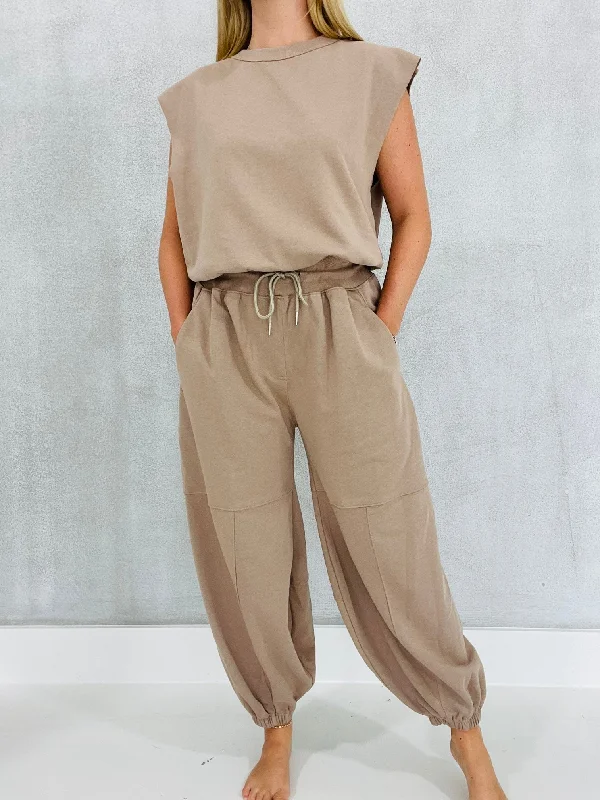 The Movement Jumpsuit - Mocha