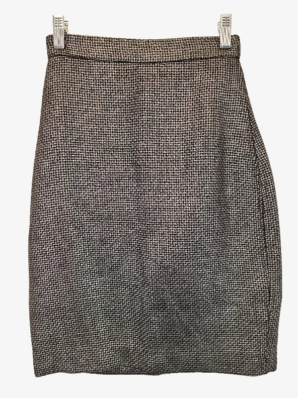 Banana Republic Metallic Pencil Midi Skirt Size 6