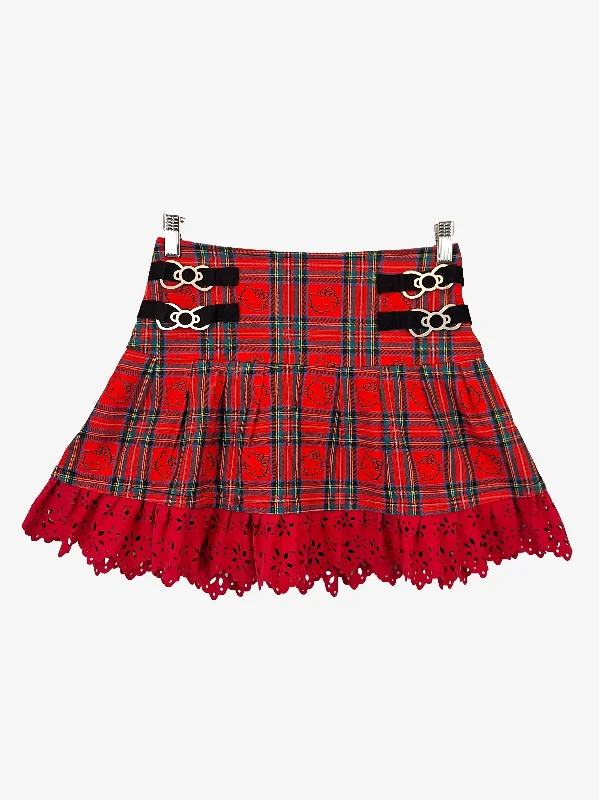 Dolls Kill Tartan Micro Mini Skirt Size S