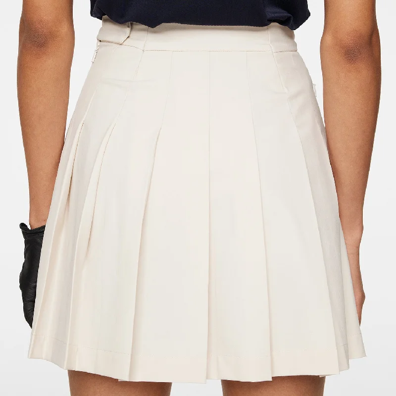 J.Lindeberg Women's Adina Golf Skirt - Moonbeam