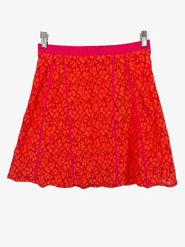 Marc Jacobs Fun Lace A Line Mini Skirt Size 6