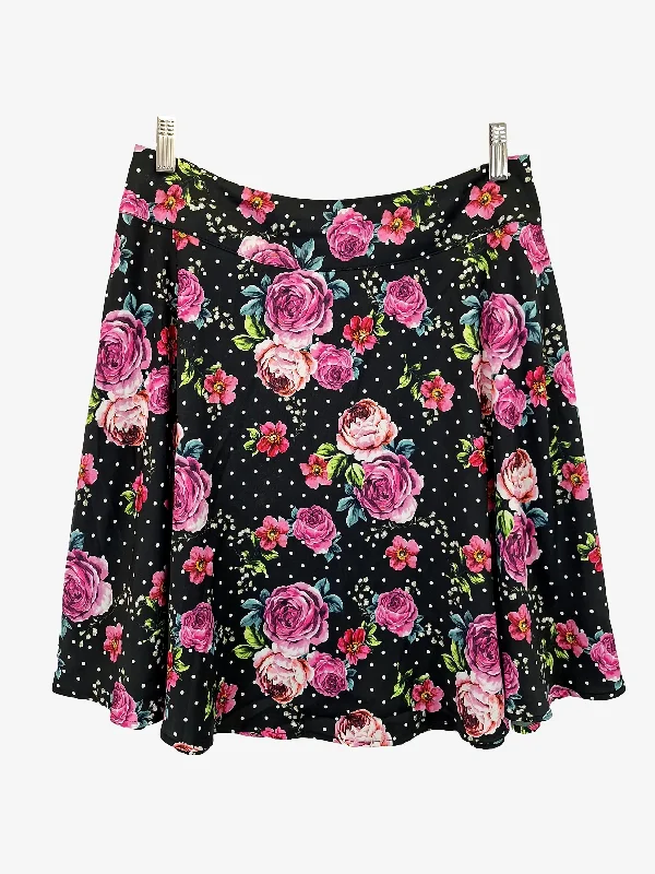 Review Spring Blooms  Semi Circle Mini Skirt Size 10