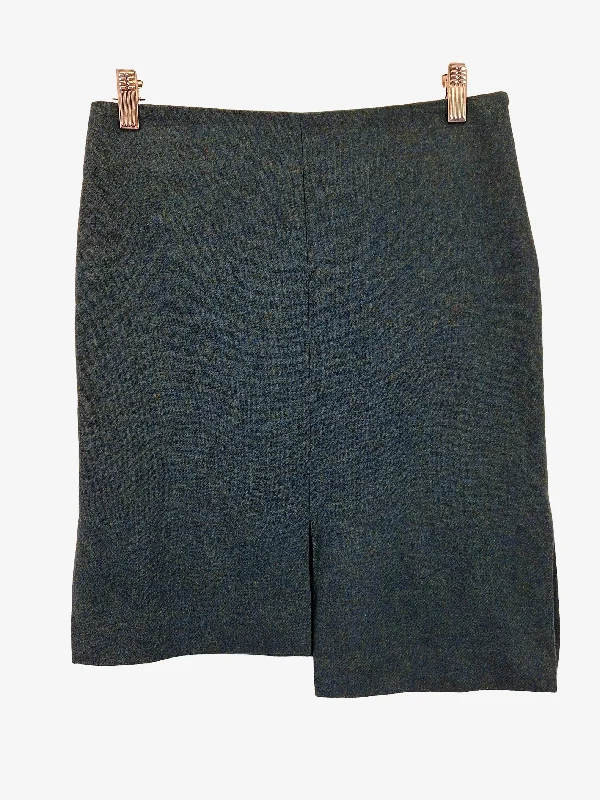 Scanlan Theodore Classic Wool Tailored Mini Skirt Size 10