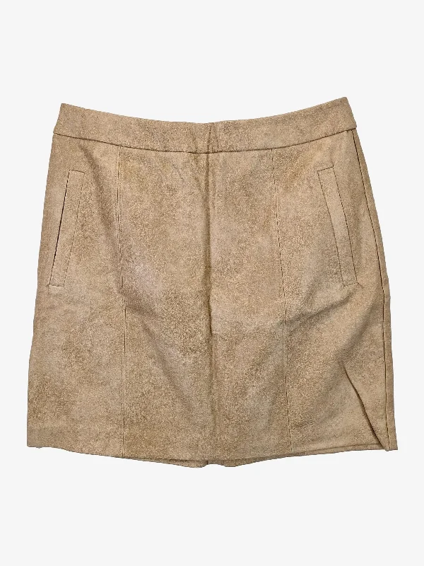 Sheike Stylish Pu Stone Mini Skirt Size 10