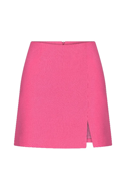 Vance Mini Skirt in Bubble Gum Pink