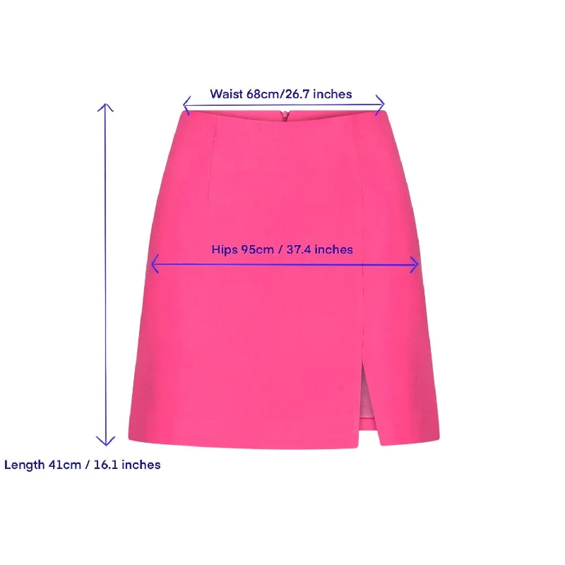 Vance Mini Skirt in Bubble Gum Pink