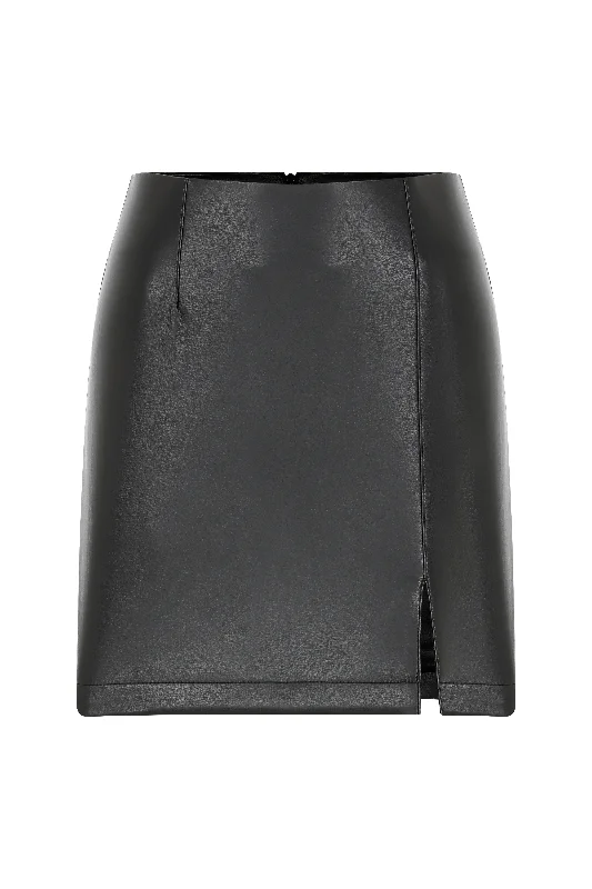 Vance Vegan Leather Mini Skirt