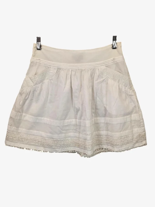 Witchery Lace Trimmed Summer Mini Skirt Size 8