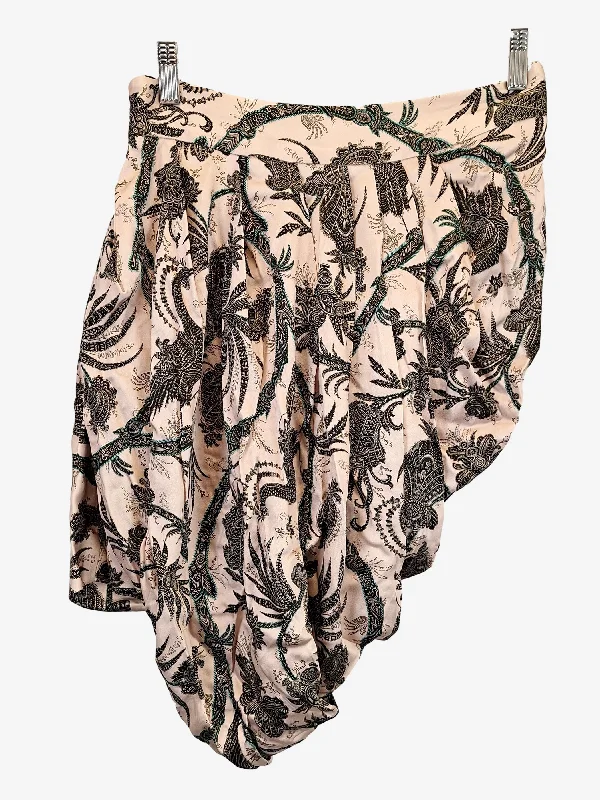 Zimmermann Asymmetric Karmic Draped Mini Skirt Size 12